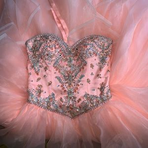 Coral Vizcaya Quinceañera/prom dress